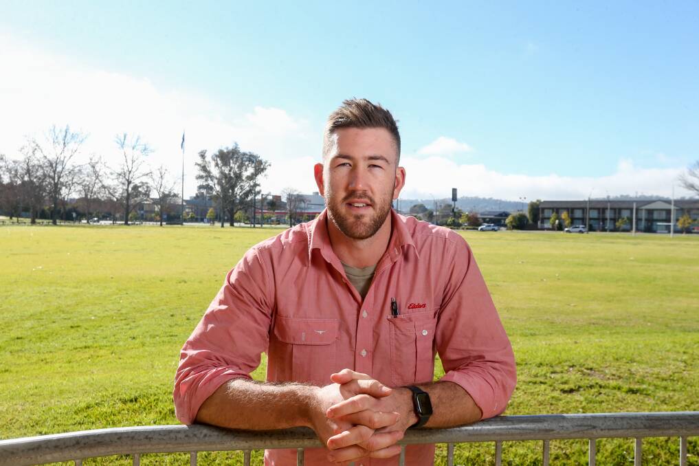 SETTLED: Isaac Muller says he's looking to make Wodonga Raiders a long-term home after leaving North Albury. Picture: TARA TREWHELLA