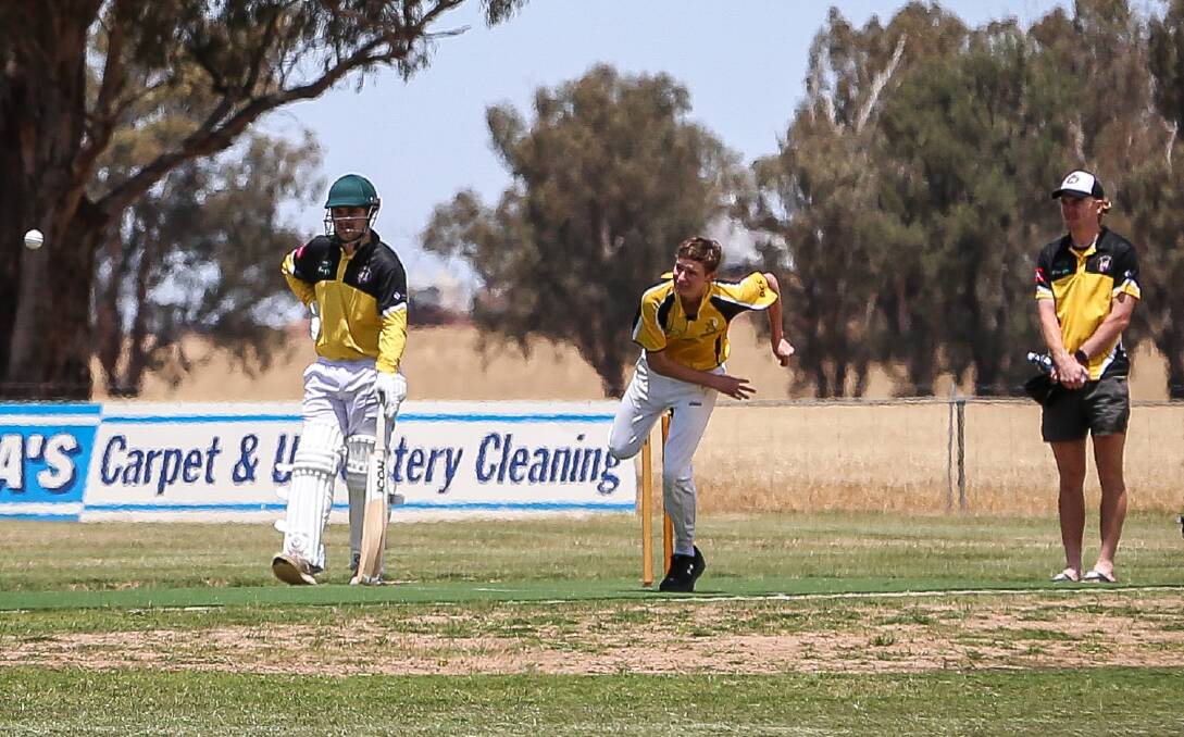 Osborne's Joe Perryman grabbed two wickets against Walbundrie a fortnight ago and followed it up with another two scalps against Brock-Burrum.