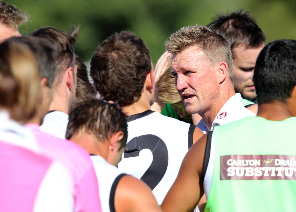Nathan Buckley coached Collingwood in a handful of pre-season matches in Wangaratta and he will return again to the region to speak at a Border function.