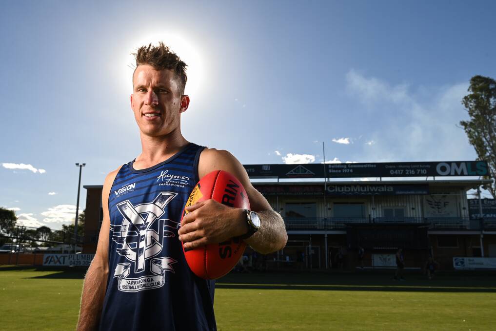 FITNESS FANATIC: Nick Fothergill had the lowest profile of the club's four gun recruits, but he could well move up the pecking order, given his trial form against Wodonga last Saturday. Picture: MARK JESSER