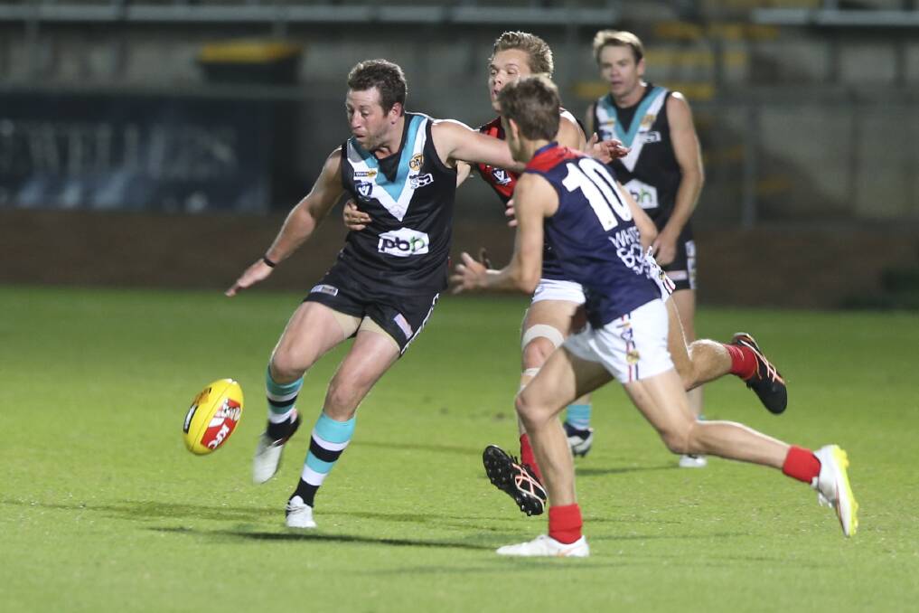 Panthers' veteran Matt Pendergast kicked four goals, including one from the boundary, in the win against Myrtleford.