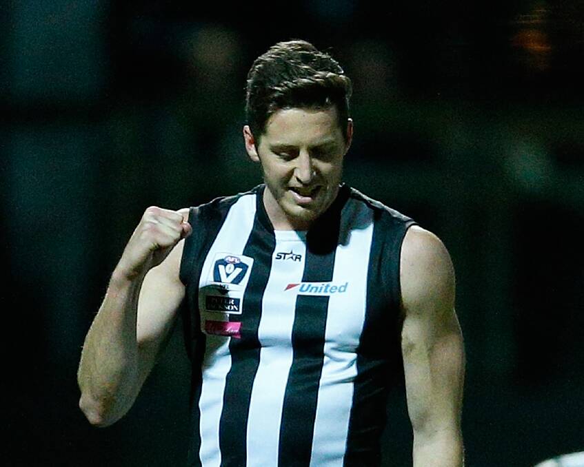 Darrean Wyatt played 12 games for Collingwood VFL in 2016. Picture by Getty Images