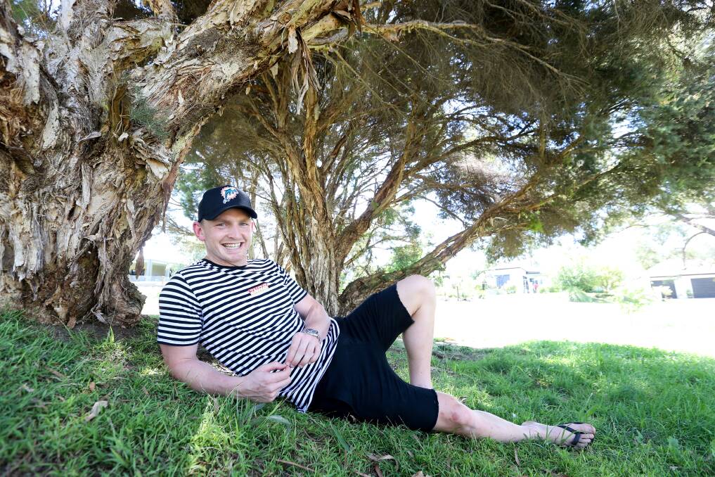 TREE CHANGE: North Melbourne captain Jack Ziebell enjoys some quiet time
ahead of his 11th year at AFL level. Picture: KYLIE ESLER