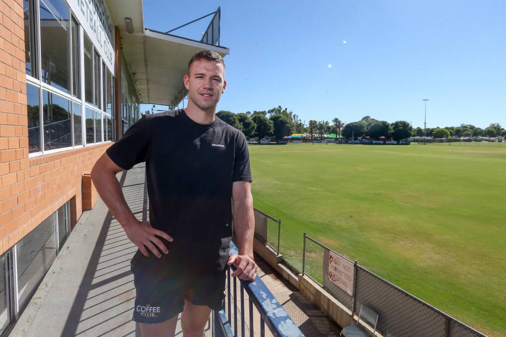 HOME SWEET HOME: Yarrawonga junior Ely Smith spent an extended period at home after completing his second season with the Brisbane Lions. He's looking to make his senior debut in 2021. Picture: TARA TREWHELLA