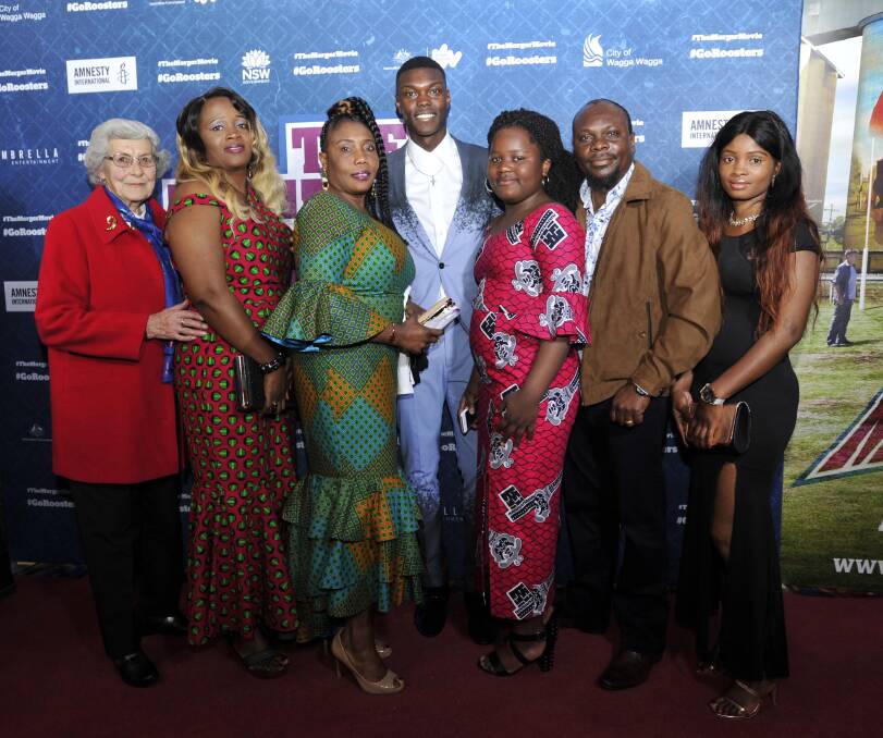 RED CARPET EVENT: Joan Tilden, Patience Afful, Sarta Thompson, Francis Kamara, Angel Thompson, William Nathan and Rebecca Nathan. 