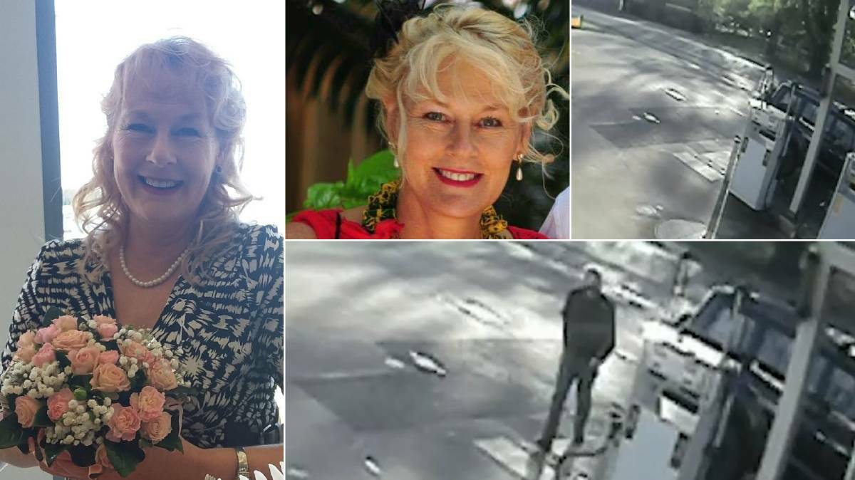Images of Ruth Ridley and screenshots of CCTV released by police of Gary Ridley at a service station in Tumbarumba released earlier this month. 