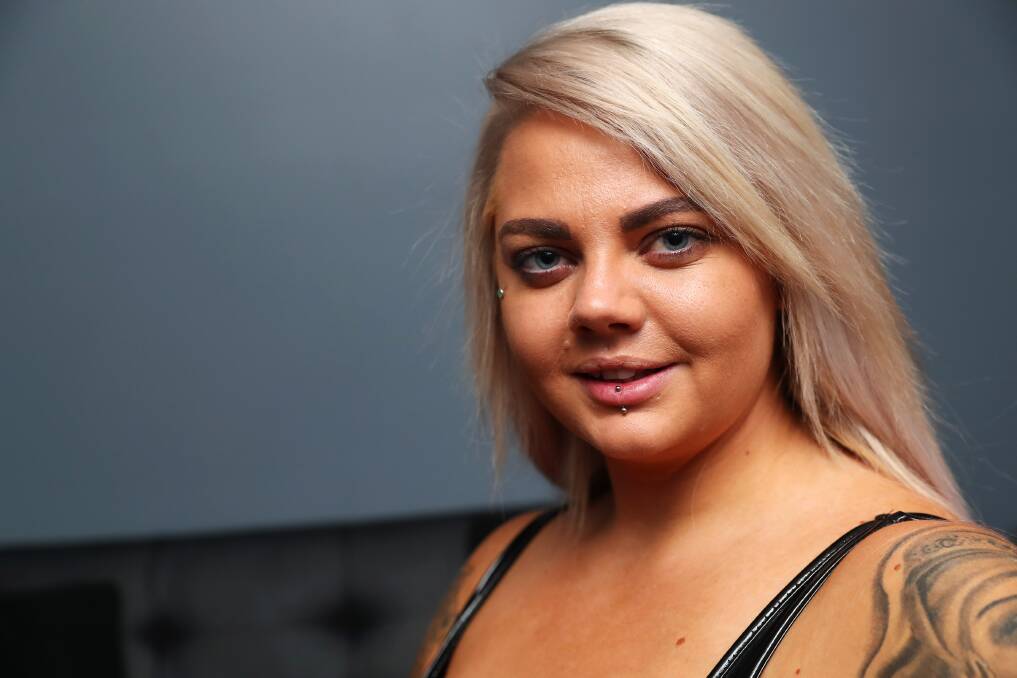 OUT AND PROUD: TJ Porter says for the first few months of working in the sex industry she was afraid to show her face, now she is proudly vocal of who she is. Picture: Emma Hillier 