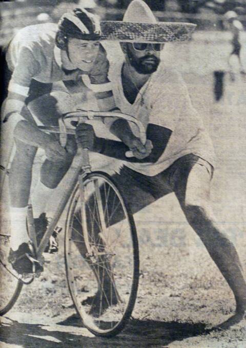 Garland during his cycling career.
