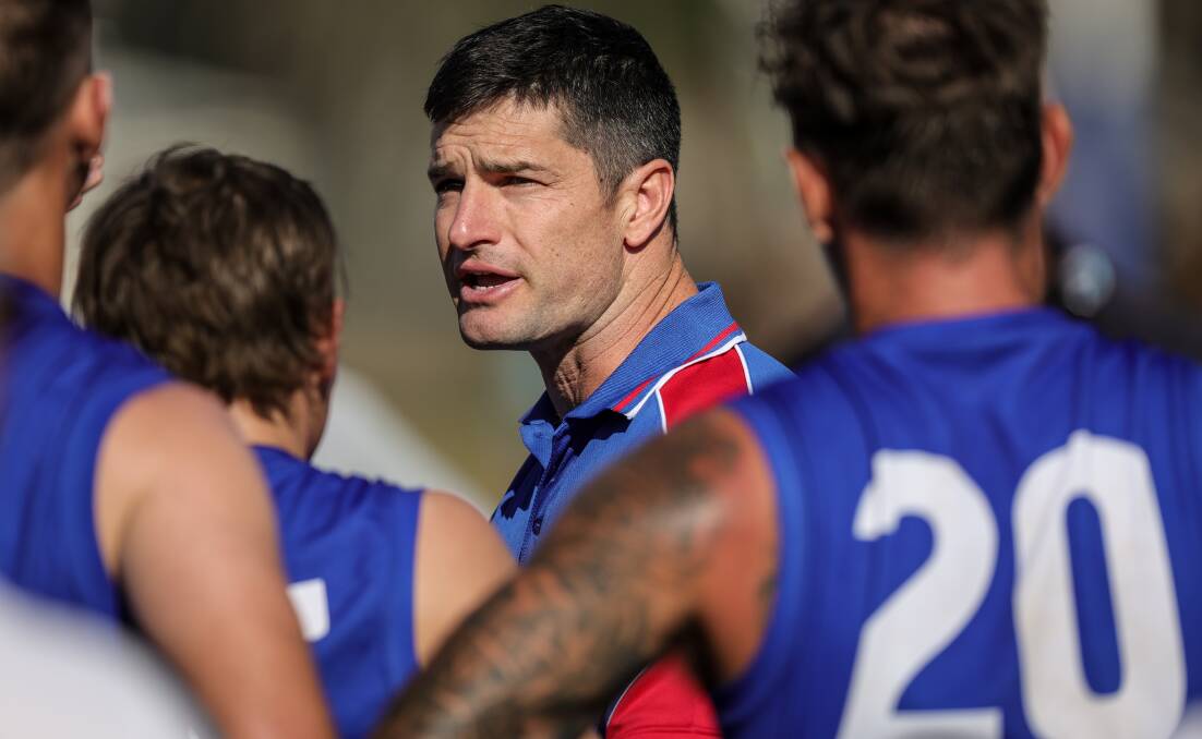 Jindera coach Joel Mackie has the Bulldogs sitting sixth after three rounds with a 2-1 record.