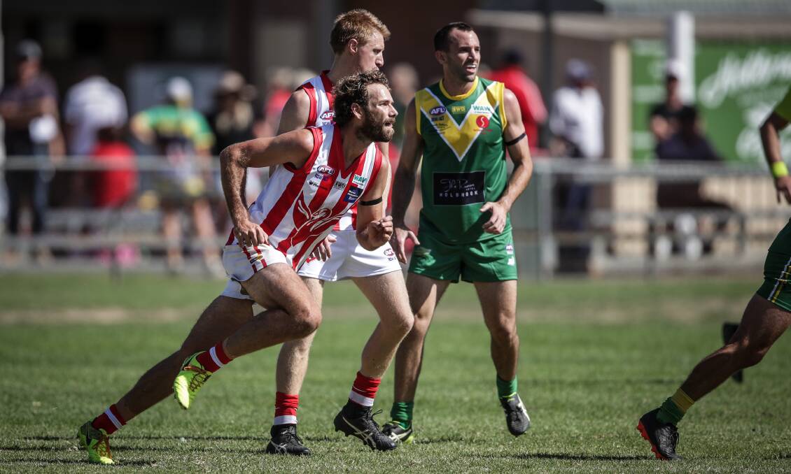 Brennan in action for the Swampies in 2019.