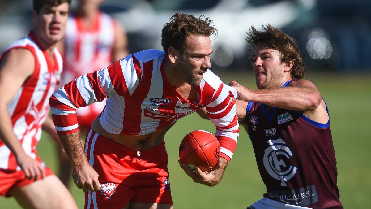 Jared Brennan previously played for the Swampies in 2018-19 and won their best and fairest in his second year at the club from only 10 appearances. Picture by Mark Jesser