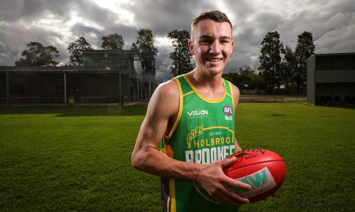 Lachie Semmler has crossed to the Brookers over the off-season after playing in Lavington's thirds flag last year. Picture by James Wiltshire