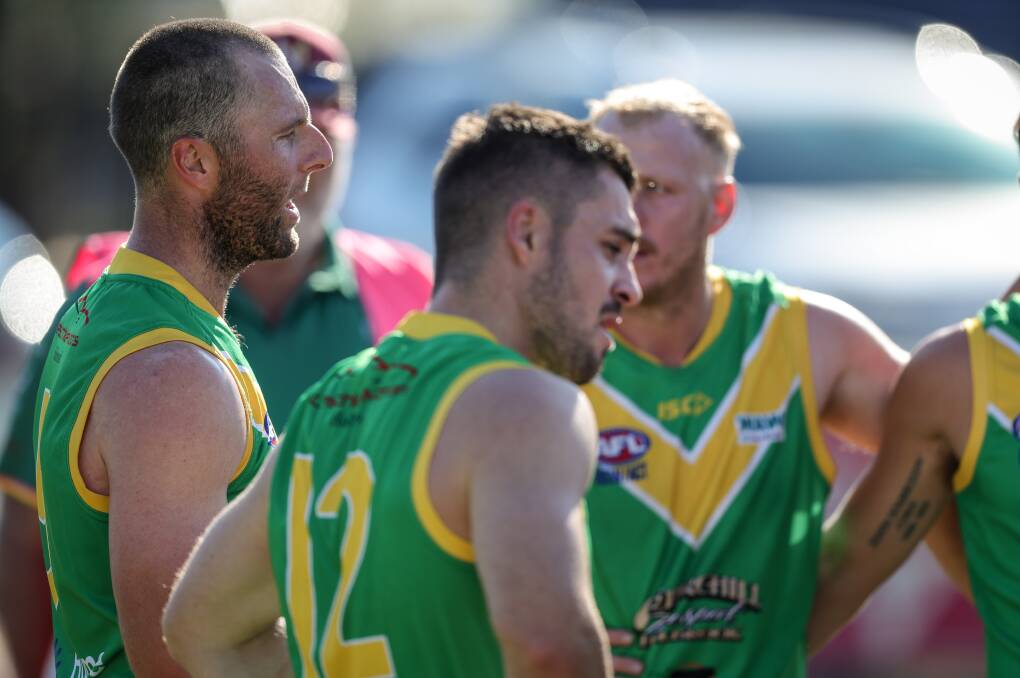 Holbrook co-coaches Andrew Mackinlay and Josh Jones replaced premiership coach Matt Sharp over the off-season. PIcture by James Wiltshire
