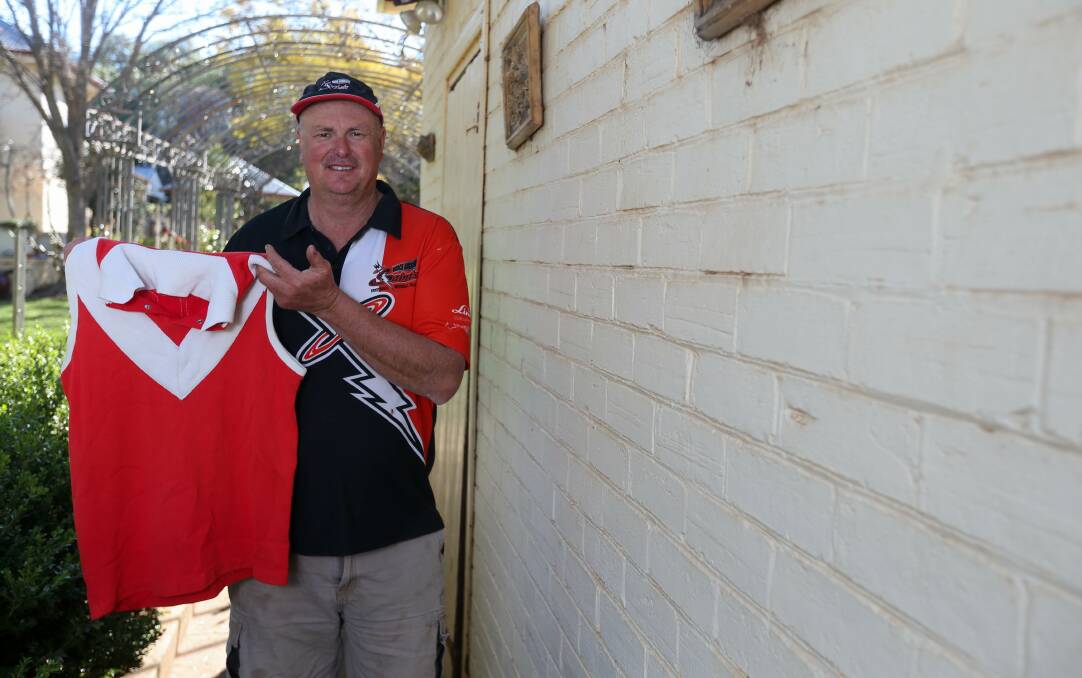 LOYAL: Lyle Burns racked up more than 300 matches with Burrumbuttock during the 1980s and 90s. Picture: TARA TREWHELLA