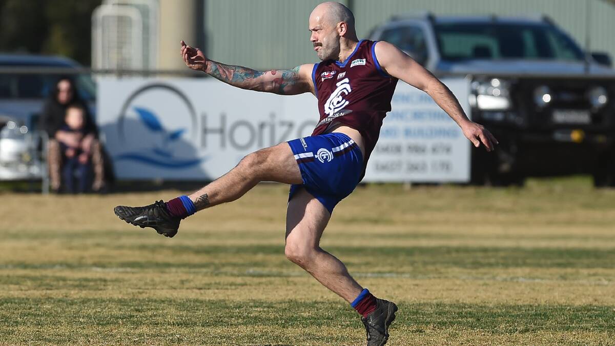 Action from the Culcairn and Osborne clash at Culcairn on Saturday
