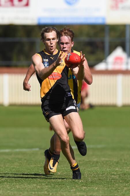 Cooper Page in action for Albury. Picture by Mark Jesser