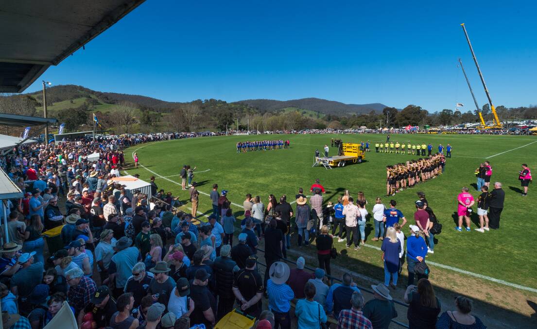 The Tallangatta and district league grand final gate takings is traditionally around $45,000.