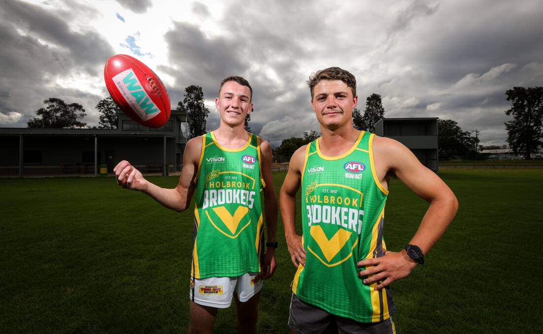 Lochie Semmler and Corey McCarthy are expected to provide the Brookers with a bit more run and carry this season. 