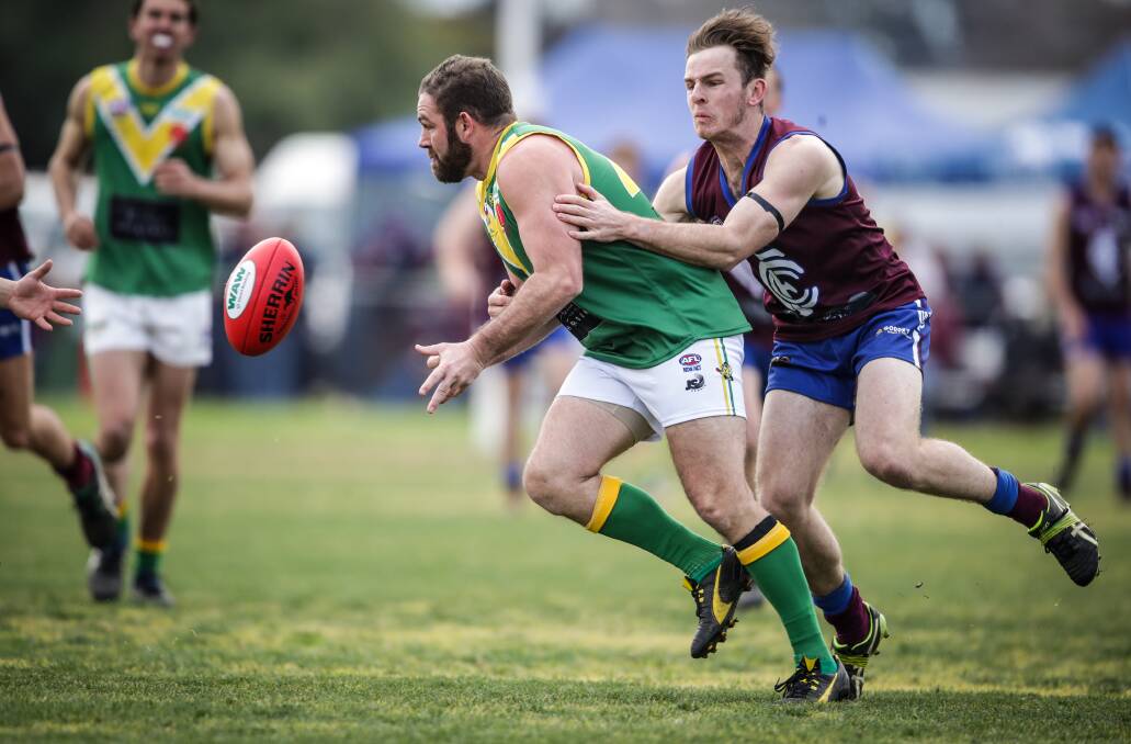 Culcairn's Pat Wall in action for the Lions in 2019.