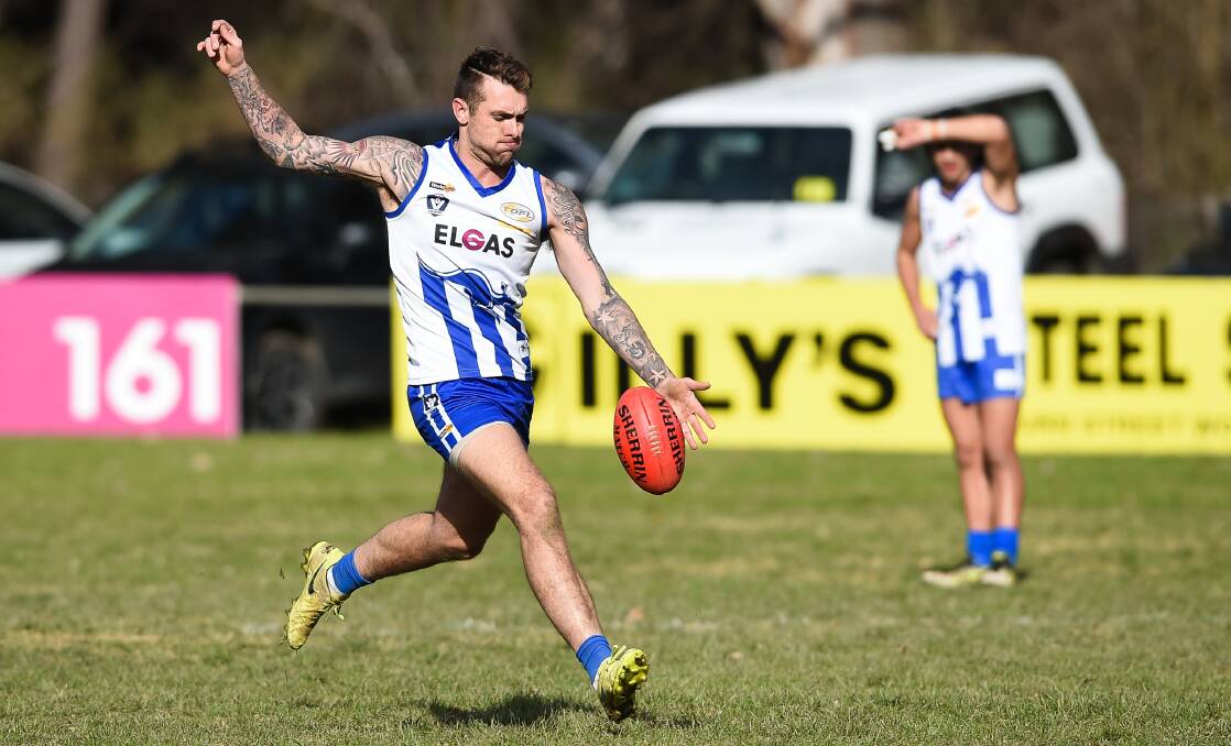 SHARPSHOOTER: Trent Castles is eyeing-off another century this season with Yackandandah. He has reached the magical milestone previously on three occasions.
