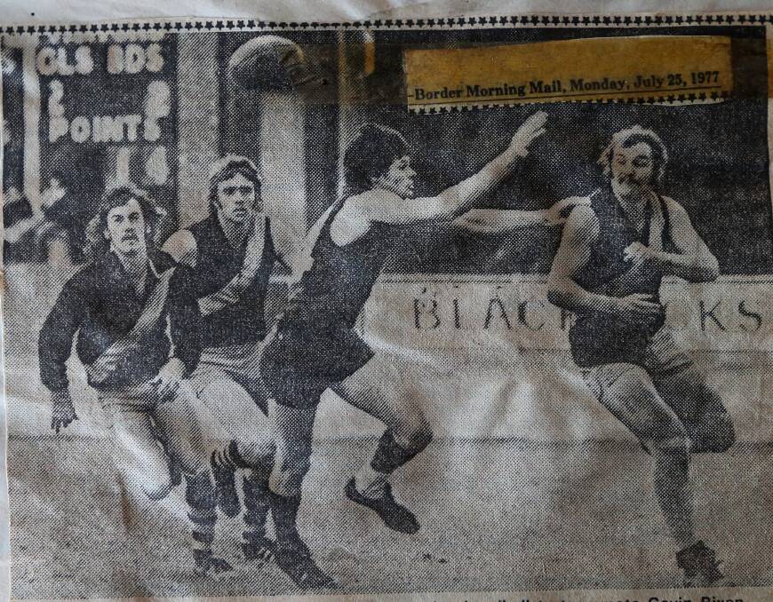 Gibbon in action for Albury.