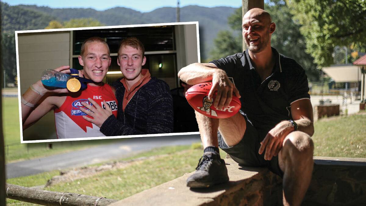 BROTHERS IN ARMS: Ben Reid wants to play alongside his brother Sam before they both retire.