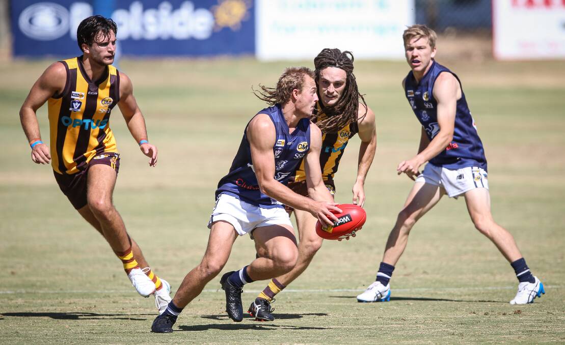 Jess Koopman in action for Yarrawonga in 2019.