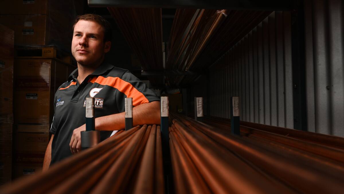 GIANT IMPACT: Sam Herzich has proven to be a handy recruit for the Giants and among the leading fancies for the club's best and fairest. Picture: MARK JESSER