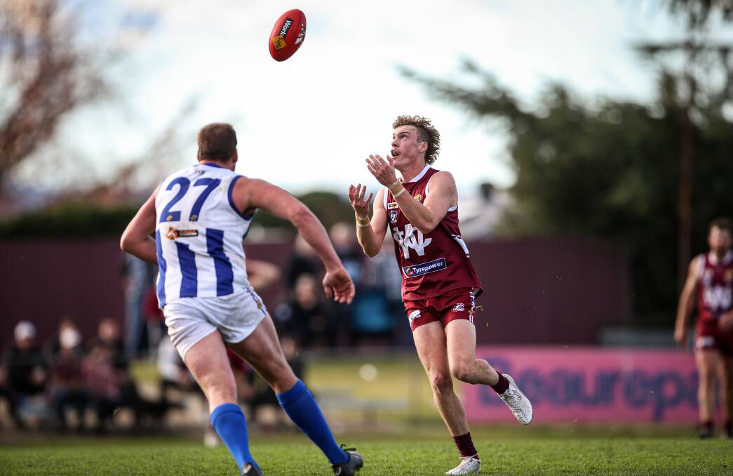 Ritchie in action for Wodonga last season.