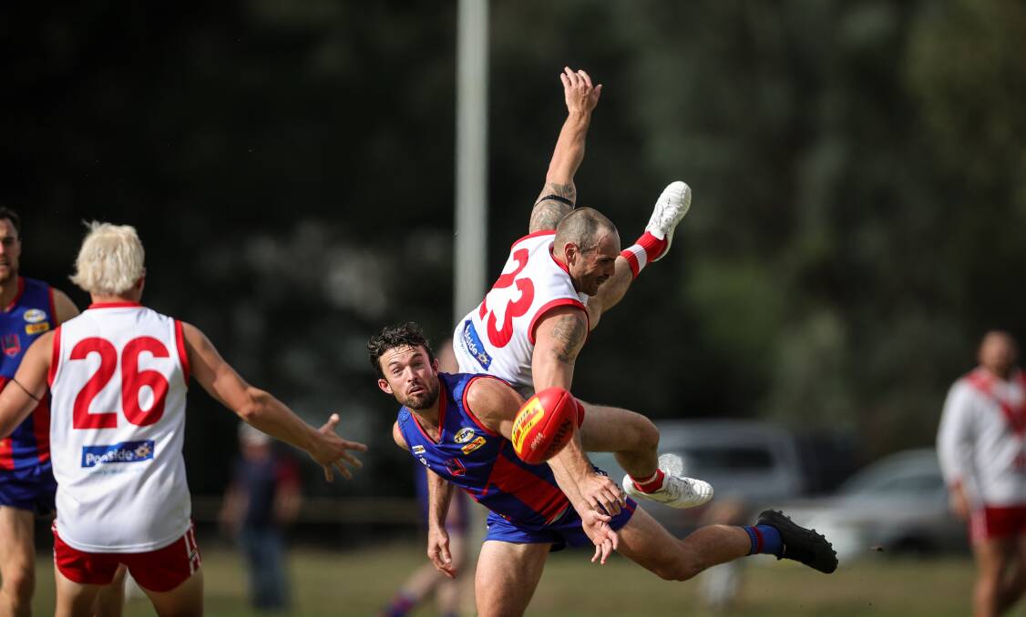 Beechworth co-coach Tom Cartledge will be hoping to be cleared by the tribunal on Friday night so he can play in the first semi-final on Sunday. Picture by James Wiltshire
