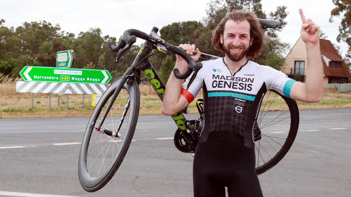 NUMBER ONE: Albury's Neil Van der Ploeg after winning the Butch Menz Memorial on Sunday. Picture: DAILY ADVERTISER