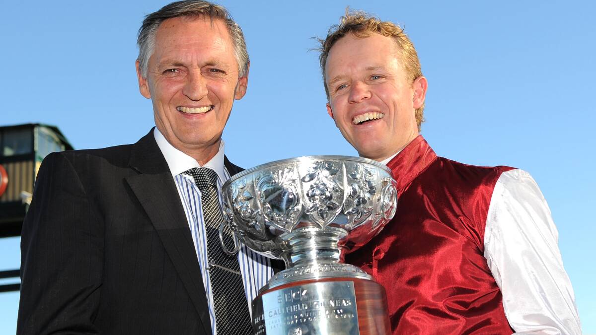 CUP COUP: Peter Snowden (left) will be a guest speaker at the Albury Gold Cup carnival launch next Friday at the Commercial Club.
