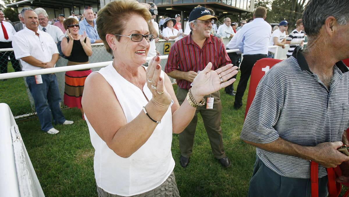 HAPPY CLAPPER: Trainer Barb Joseph has applauded the Albury Racing Club's decision to revert back to a two-day carnival this year.