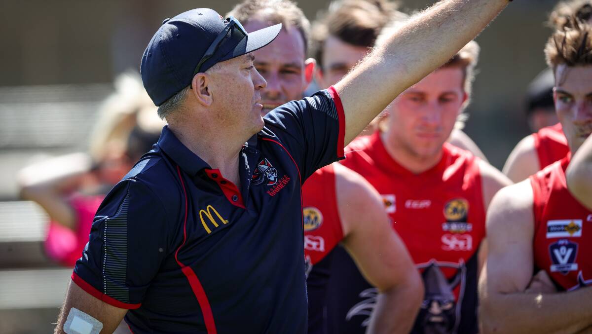 ONLY WAY IS UP: Wodonga Raiders have pinned their faith in Marc Almond to start climbing the ladder again after being reappointed for a second year.