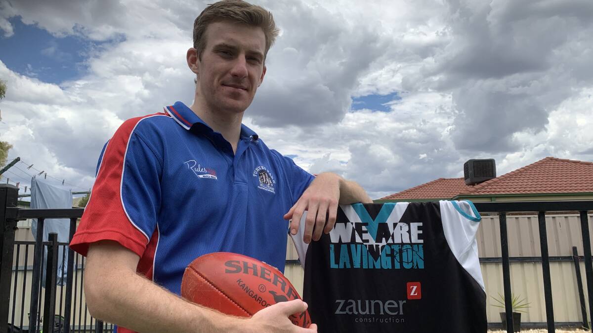 YOUNG GUN: Lavington recruit Billy Glanvill is looking forward to the challenge of playing in the Ovens and Murray after a breakout season with Turvey Park last year. Picture: DAILY ADVERTISER