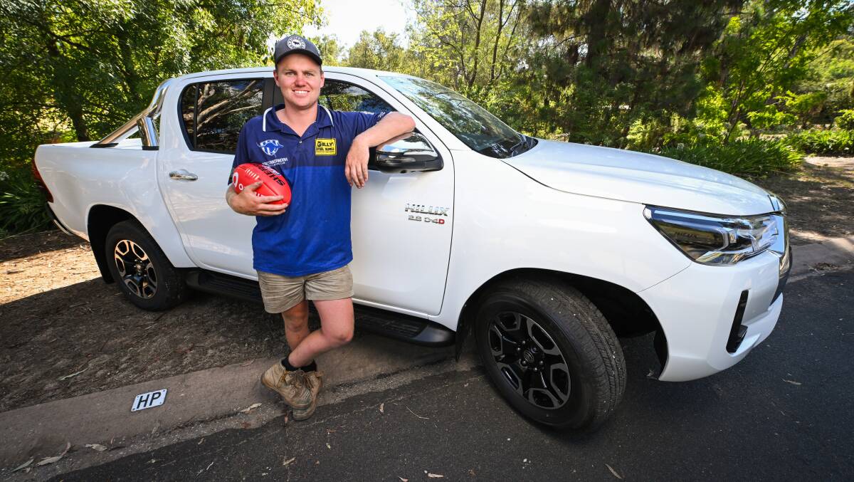 Roos player and committeman Sean Kenny was the driving force behind the club's major fundraiser. Picture by Mark Jesser