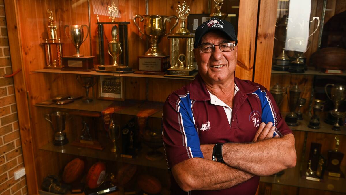 LIONS LEGEND: Frank Ravenna played more than 250 matches in the maroon and blue. Picture: MARK JESSER