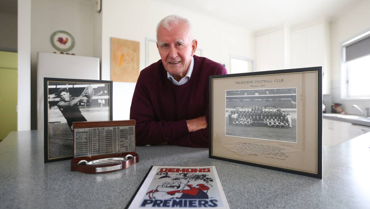 WISE MAN: Graham Wise played in Melbourne's most recent flag in 1964 and believes the Demons are well poised to finally break the longest premiership drought of all the AFL clubs in the competition. PIcture: JAMES WILTSHIRE