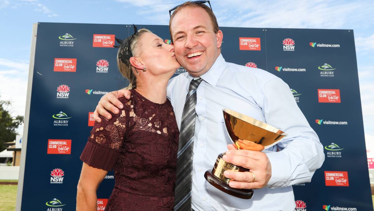 HAPPY DAYS: Trainer Craig Widdison says everything would have to go right for Willi Willi this preparation to be ready in time for the Albury Gold Cup.