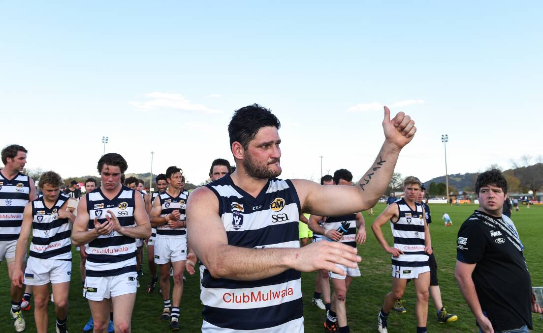 Fevola played his final match for Yarrawonga in 2015.