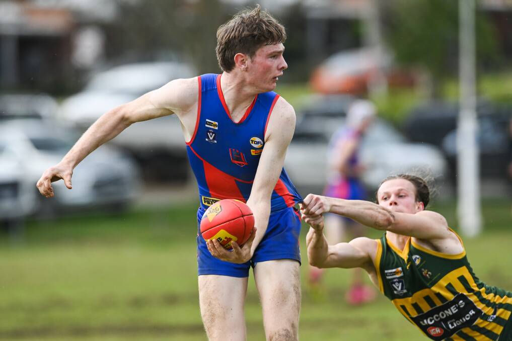Youngster Liam Stephens played was one of several youngsters that played well for Beechworth.