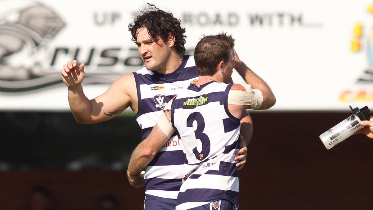 Fevola and Ednie were a nightmare combination for opposition defences.