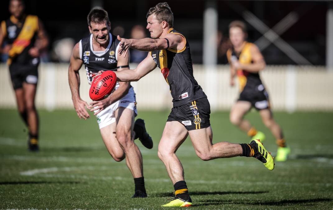 BIG SIGNING: Elliott Powell is among the biggest names to join the Riverina league for its shortened season. Powell was a triple premiership player with Albury and also finished runner-up in the Morris medal.