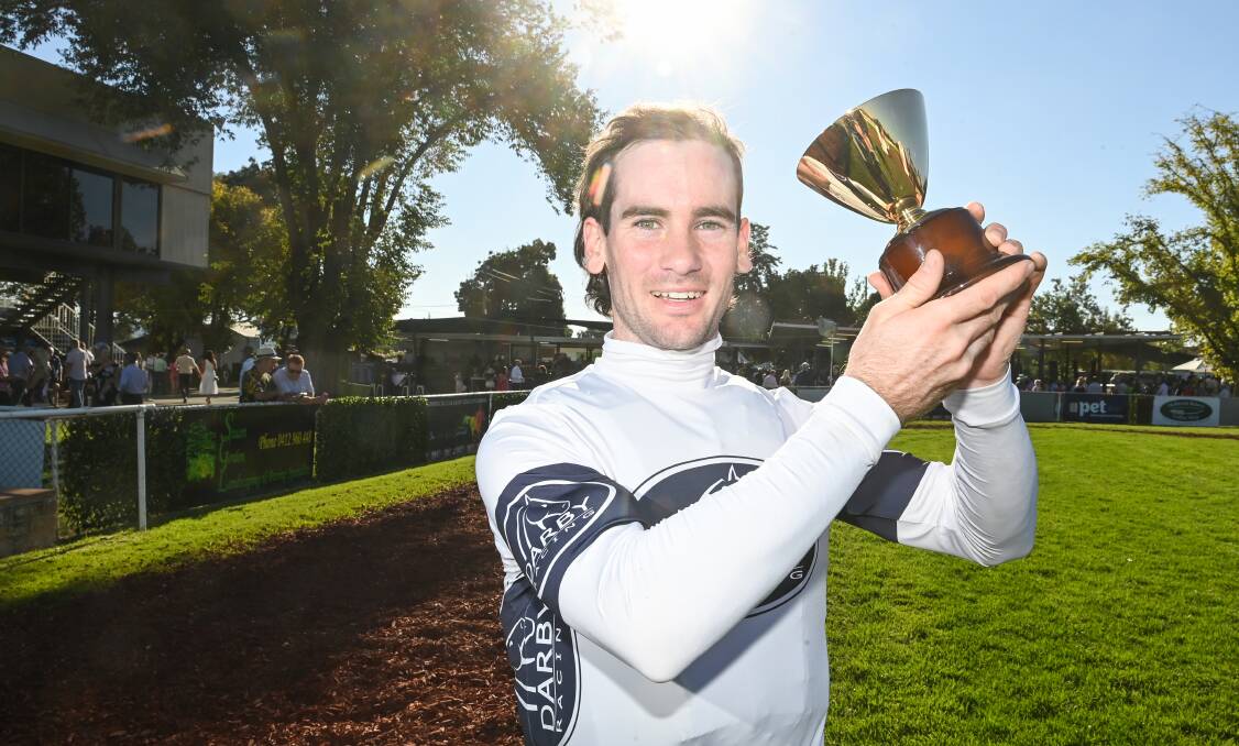 Tyler Schiller won the Albury Gold Cup two years ago aboard the Mark Newnham-trained Harmony Rose.
