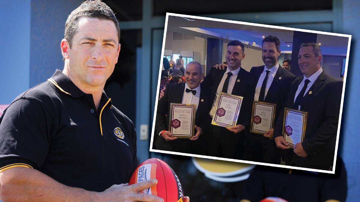 Danny Craven, Nigel Lappin, Brad Miller and Corey Lambert were all inducted into the Queensland Football Hall of Fame over the weekend.