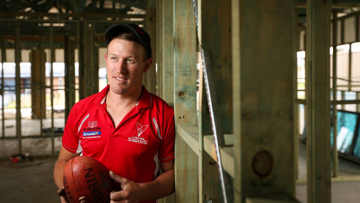 SIMPLY THE BEST: Brad Hibberson won the Swans' best and fairest this season and has taken charge of the pre-season alongside Ethan Boxall.