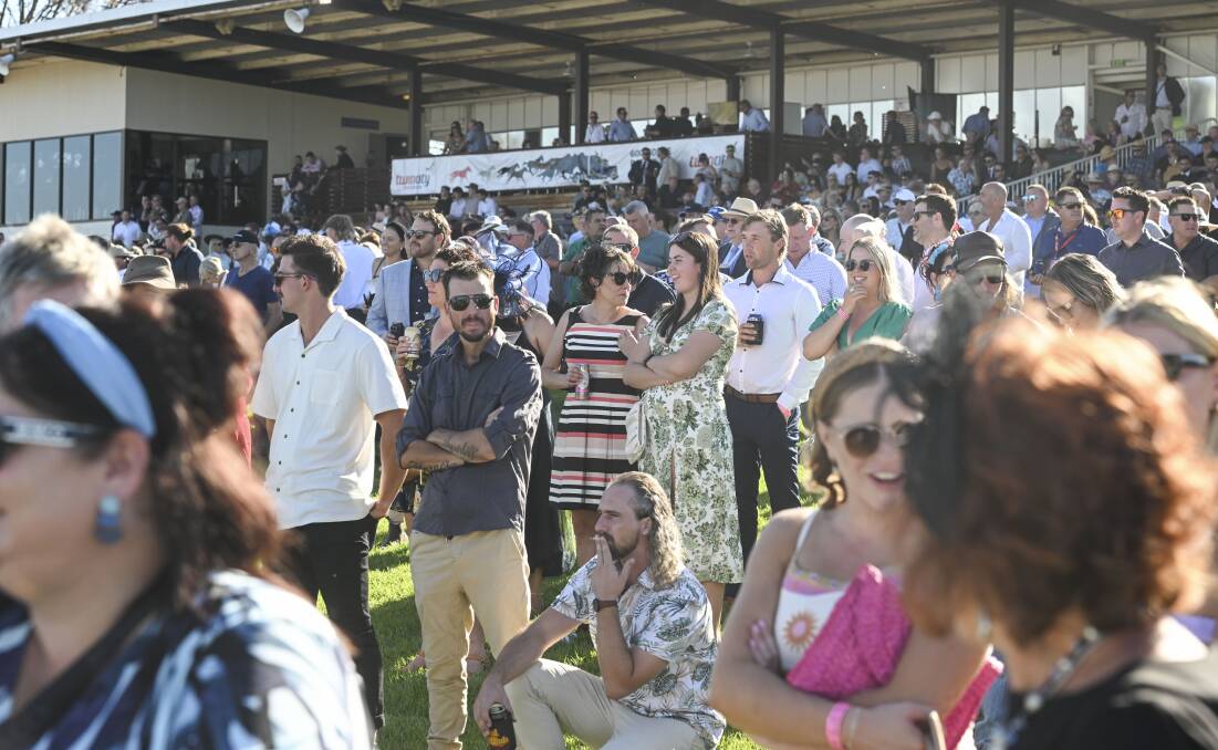 More than 10,000 racegoers attend the Albury Gold Cup day meeting. Picture by Mark Jesser