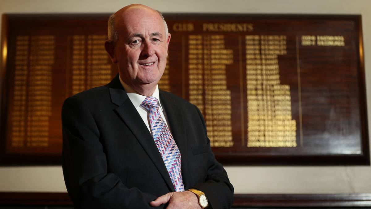 HONOUR: Barry Edmunds was president of the Commercial Club for a decade.