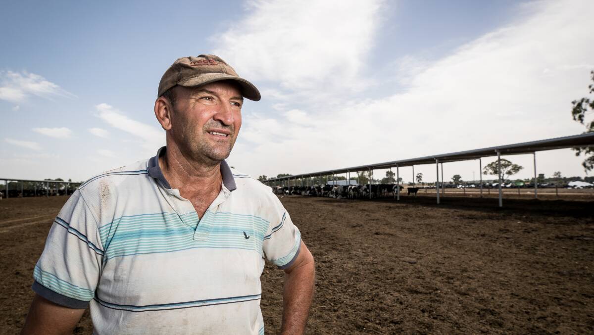 TAKING A TOLL: Mr Middlebrook said it wasn't only dairy farmers feeling the effects of the drought but the whole community. Pictures: JAMES WILTSHIRE