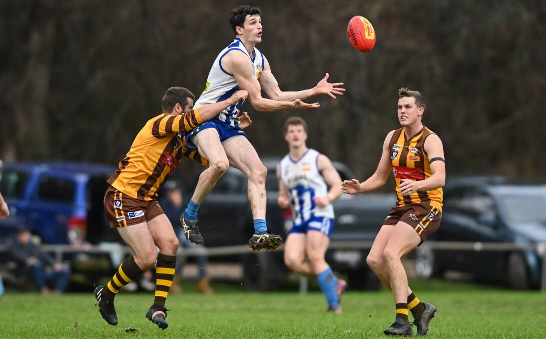 Roos key forward Nick Donaghey booted 70-goals last year to finish second in the league's goalkicking title behind Mitta United's Ethan Redcliffe. Picture by Mark Jesser
